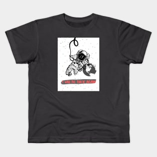 Sad astronaut Kids T-Shirt